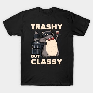 Trashy But Classy Fancy Raccoon by Tobe Fonseca T-Shirt